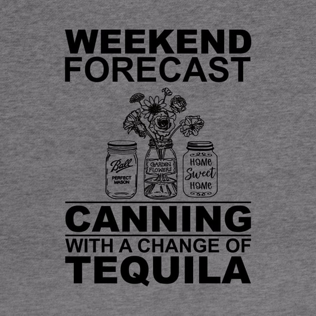 Weekend Forecast Canning With A Change Of Tequila by Biden's Shop